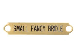 Online DOVER DROPSHIP 2" Fancy Bridle Nameplate
