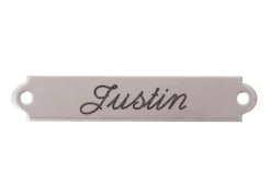 Sale DOVER DROPSHIP 2" Fancy Saddle Nameplate