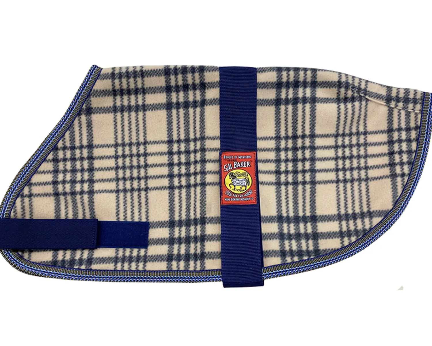Clearance JACKS MFG 5/A Baker® Fleece Dog Blanket Plaid