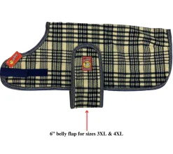 Clearance JACKS MFG 5/A Baker® Fleece Dog Blanket Plaid