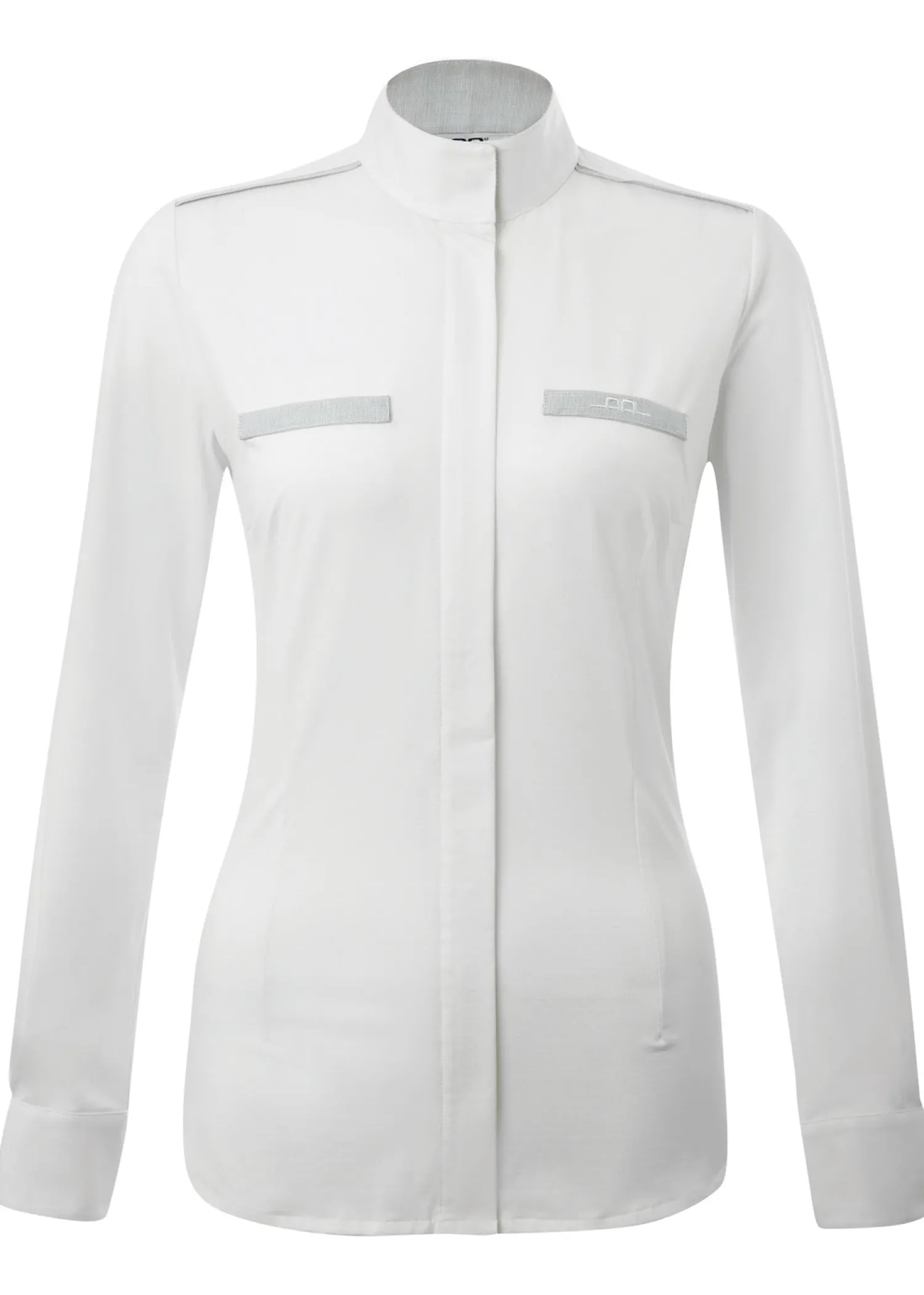 Clearance HORSEWARE AA® Ladies’ Monaco Dress Shirt White/Grey