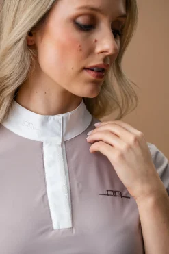 Hot HORSEWARE AA® Mira Short-Sleeve Show Shirt Oyster