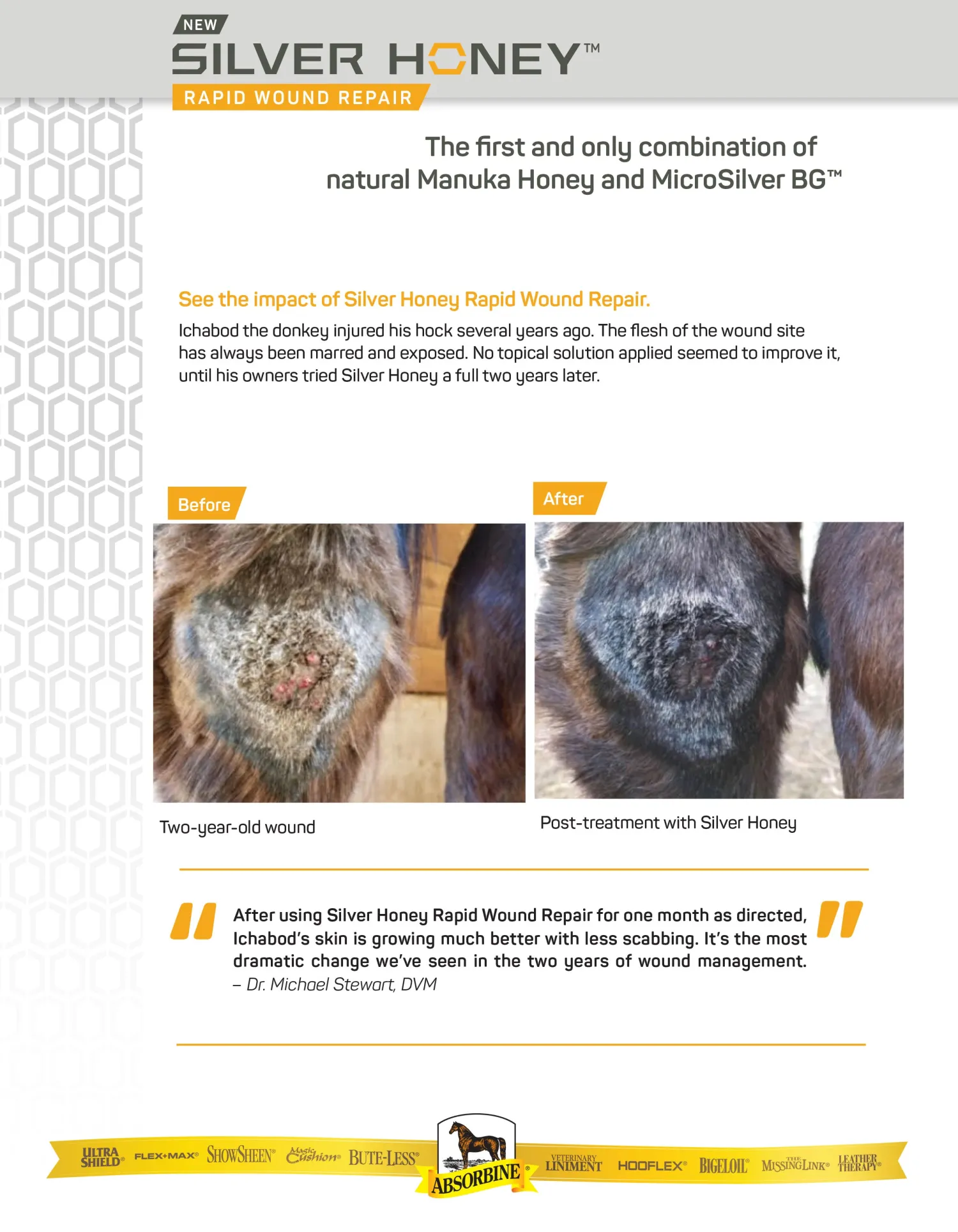 Online ANIMAL HEALTH INT Absorbine® Silver Honey® Rapid Wound Repair Ointment