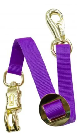 Clearance SHILOH STABLES TACK Adjustable Flat Nylon Trailer Tie