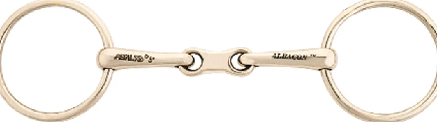 Best ERS AlBaCon™ French Link Loose Ring Snaffle Bit