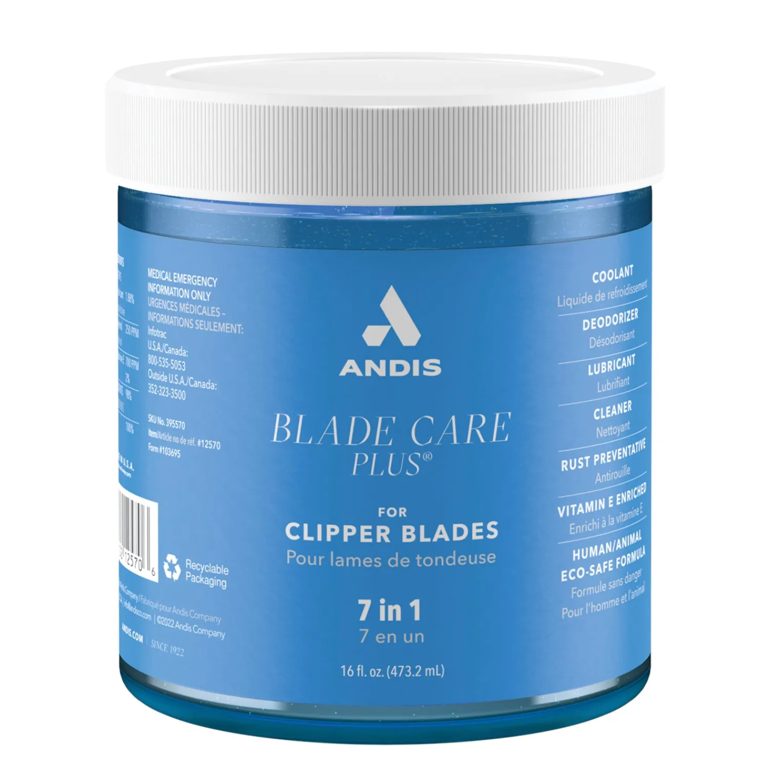 Outlet ANIMAL HEALTH INT Andis® Blade Care Plus® Jar