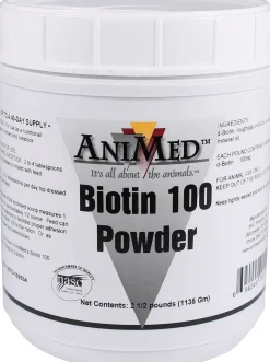 Sale ANIMAL HEALTH INT AniMed™ Biotin 100 Powder - 2.5 lb
