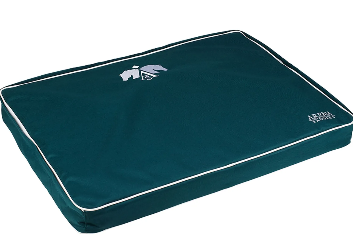 Outlet SADDLERY BRANDS INTL Arena Dog Bed Dark Green/Navy/White