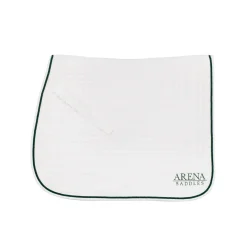 Outlet SADDLERY BRANDS INTL Arena Dressage Pad White/Green