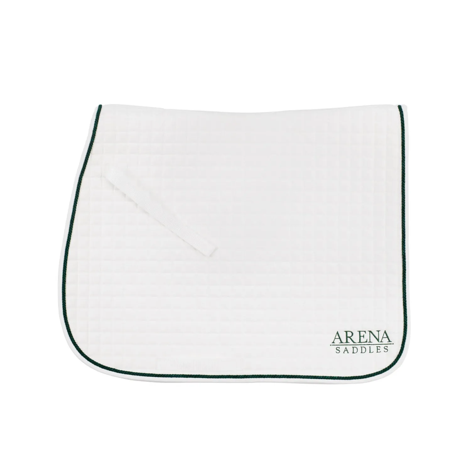 Outlet SADDLERY BRANDS INTL Arena Dressage Pad White/Green