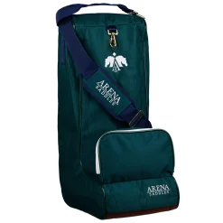 SADDLERY BRANDS INTL Arena Tall Boot Bag Dark Green/Navy/White/Caramel