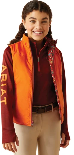 Online ARIAT-APPAREL Ariat® Kids’ Bella Reversible Insulated Vest Dala Horse/Arctic