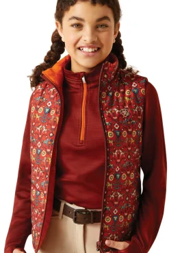 Online ARIAT-APPAREL Ariat® Kids’ Bella Reversible Insulated Vest Dala Horse/Arctic