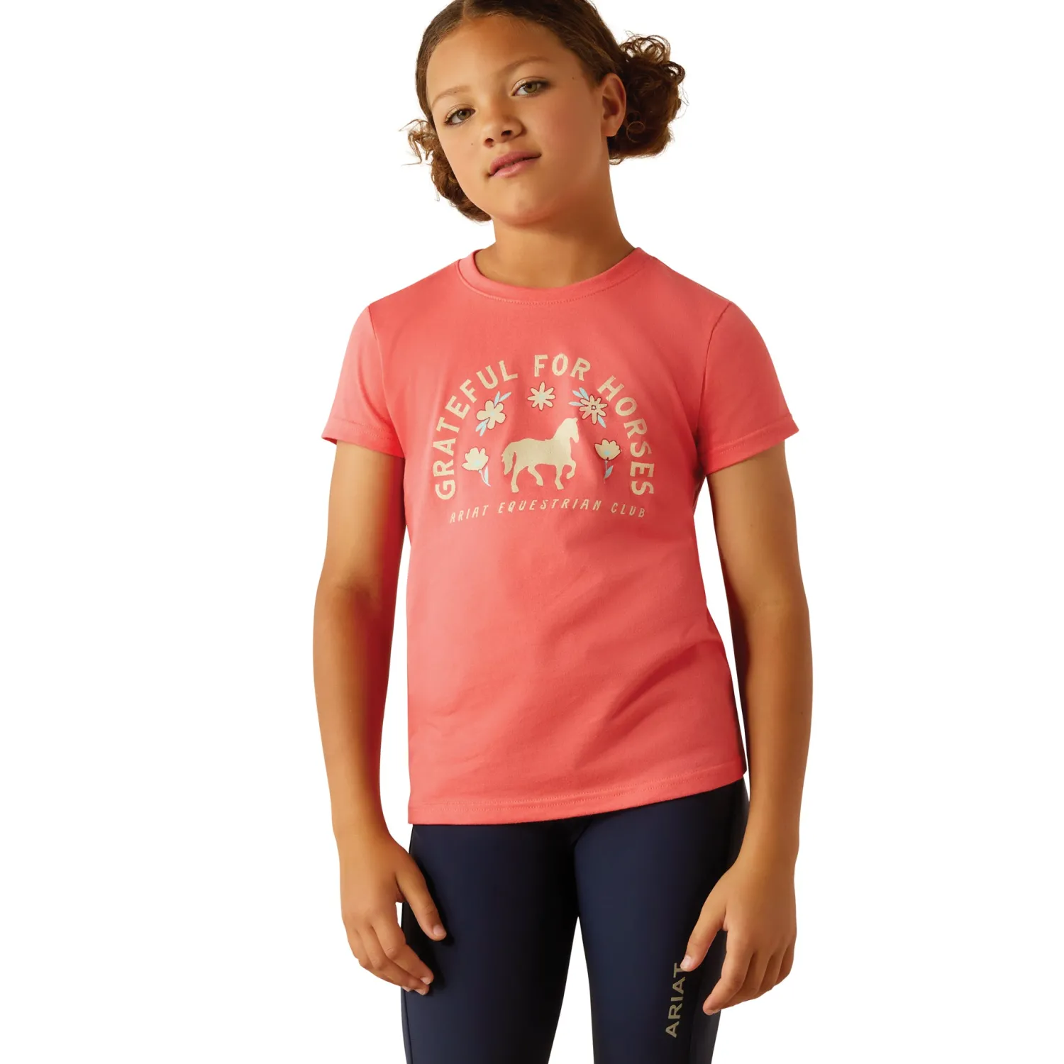 Discount ARIAT-APPAREL Ariat® Kids’ Grateful Tee Coral Paradise