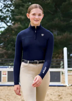 Clearance ARIAT-APPAREL Ariat® Kids’ Lowell 3.0 Baselayer Shirt Navy