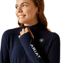 Clearance ARIAT-APPAREL Ariat® Kids’ Lowell 3.0 Baselayer Shirt Navy