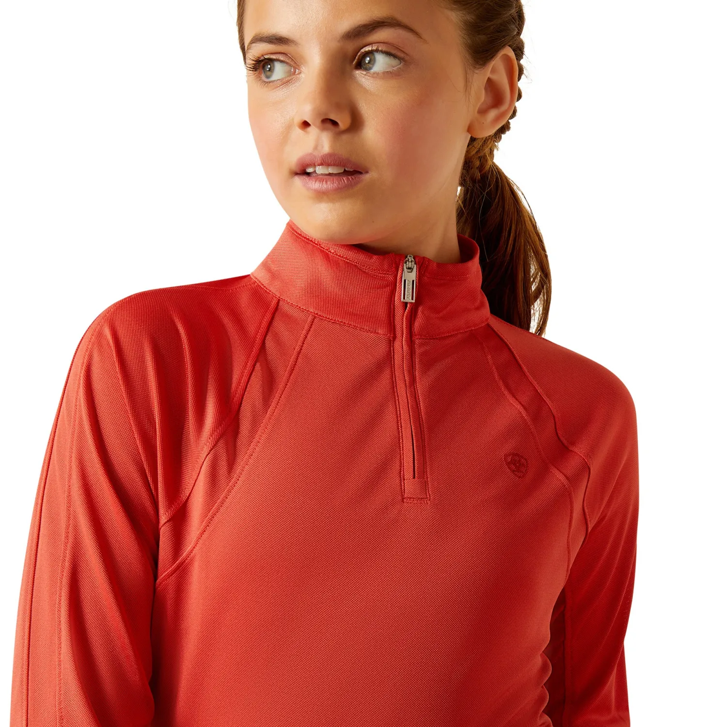 Outlet ARIAT-APPAREL Ariat® Kids’ Solid Sunstopper Shirt 3.0 Baked Apple