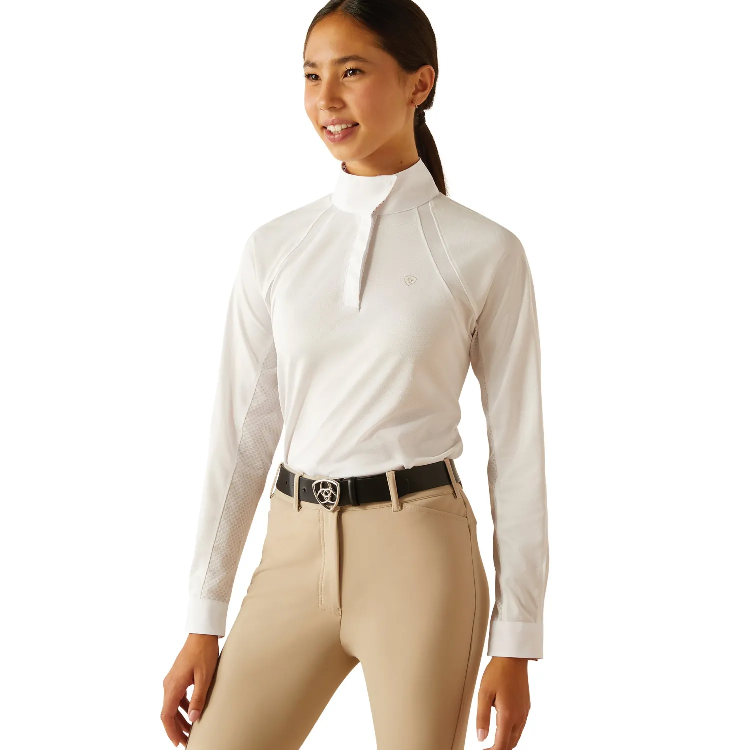 Sale ARIAT-APPAREL Ariat® Kids’ Sunstopper Pro Show Shirt 3.0 White