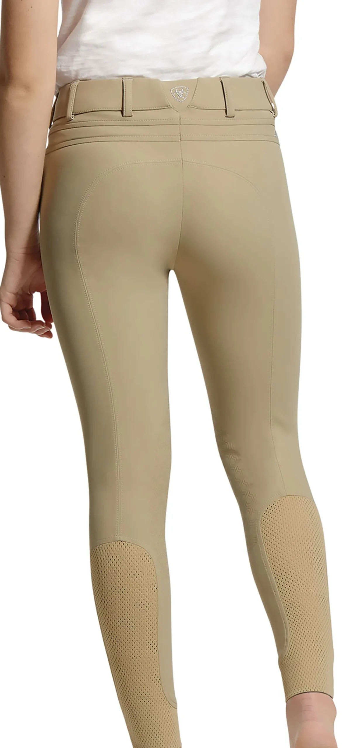 Best ARIAT-APPAREL Ariat® Kids’ Tri Factor EQ Knee-Patch Breech Olympia Tan