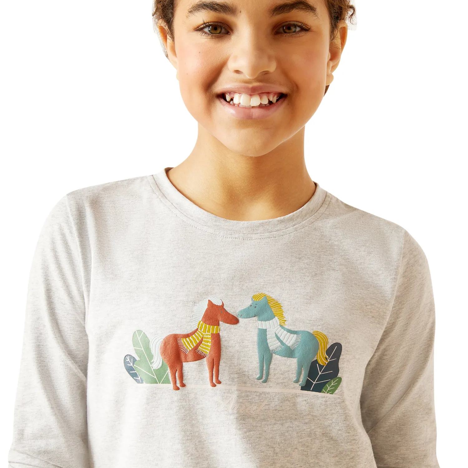 Discount ARIAT-APPAREL Ariat® Kids’ Winter Fashions Tee Heather Grey