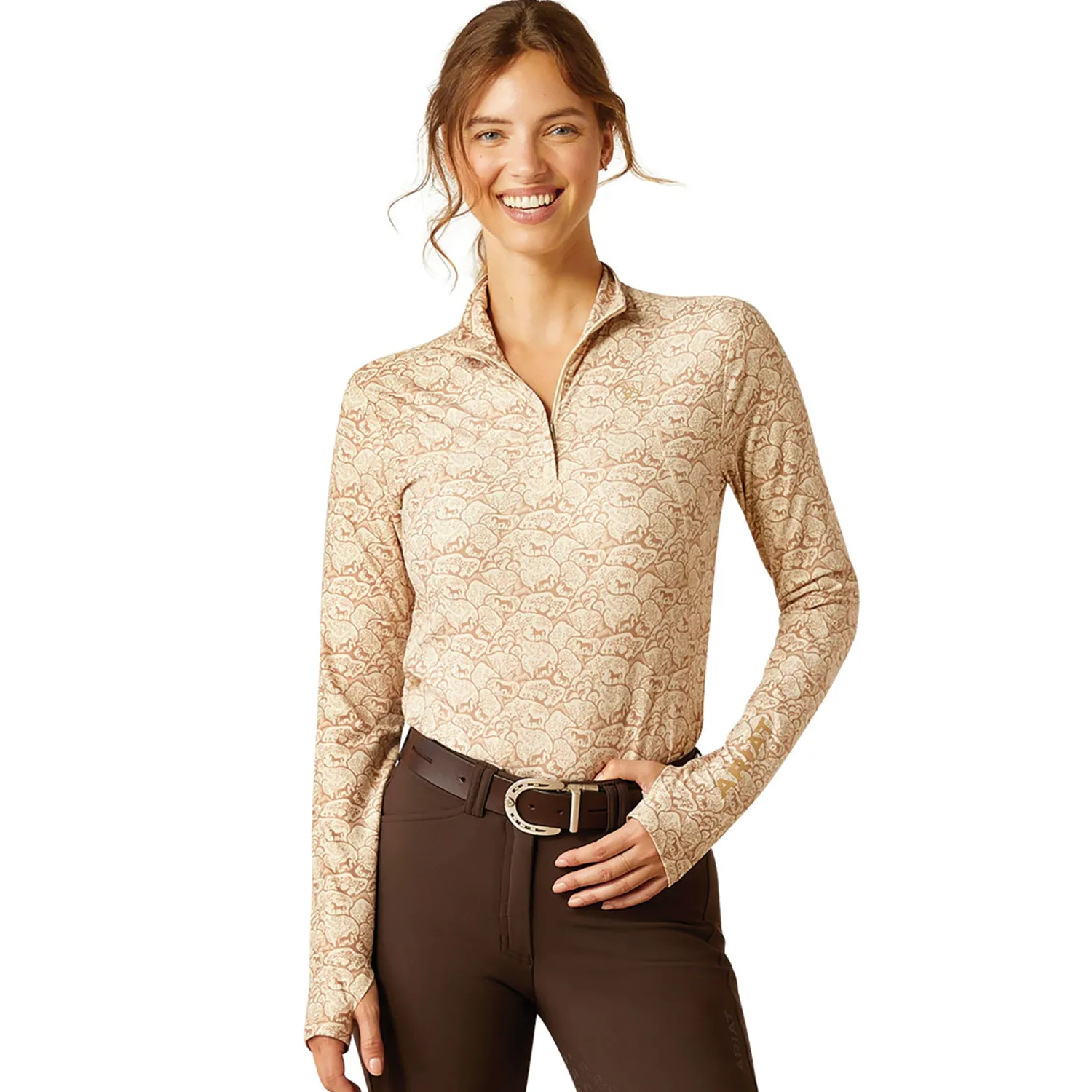 Hot ARIAT-APPAREL Ariat® Ladies’ Lowell Long Sleeve Print Shirt