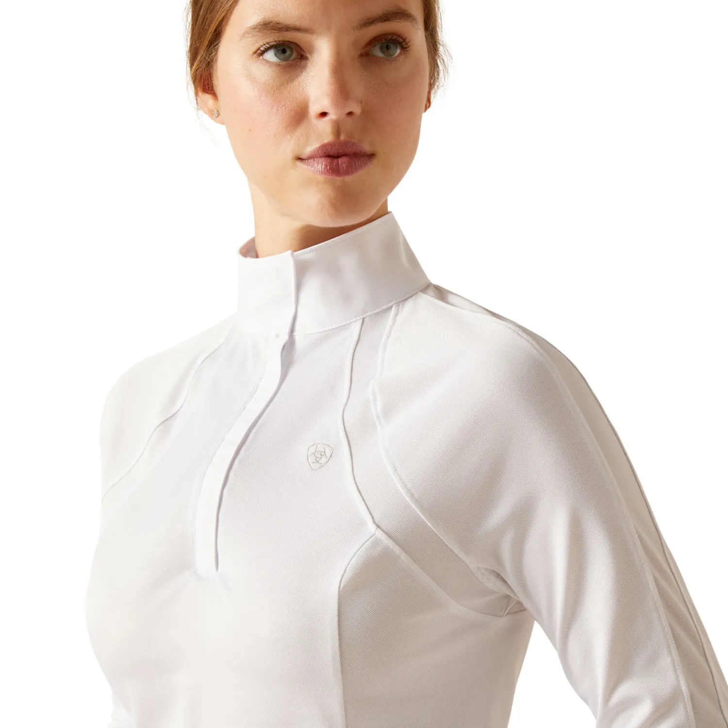 Clearance ARIAT-APPAREL Ariat® Ladies’ Pro Sunstopper Show Shirt 3.0 White