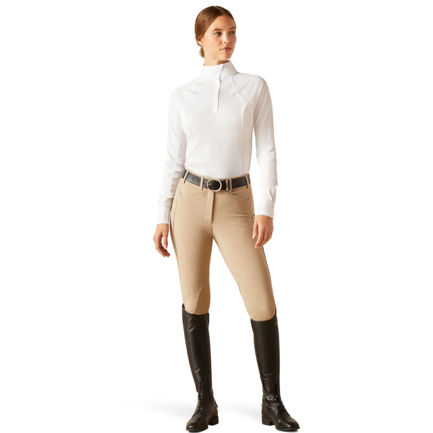 Clearance ARIAT-APPAREL Ariat® Ladies’ Pro Sunstopper Show Shirt 3.0 White