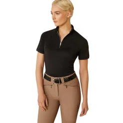 Discount ARIAT-APPAREL Ariat® Ladies’ Soquel Quarter-Zip Short Sleeve Shirt