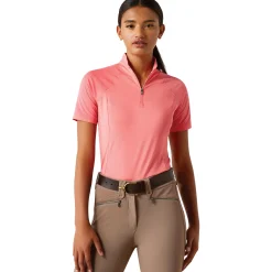 Discount ARIAT-APPAREL Ariat® Ladies’ Soquel Quarter-Zip Short Sleeve Shirt