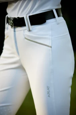 Sale ARIAT-APPAREL Ariat® Ladies’ Tri Factor Grace Knee-Patch Breech White