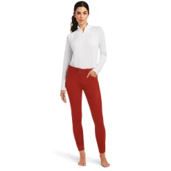 Outlet ARIAT-APPAREL Ariat® Ladies’ Tri Factor Grip Knee-Patch Breech Fired Brick