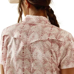 Discount ARIAT-APPAREL Ariat® Ladies’ VenTEK™ Stretch Short Sleeve Shirt Brush Stroke Print