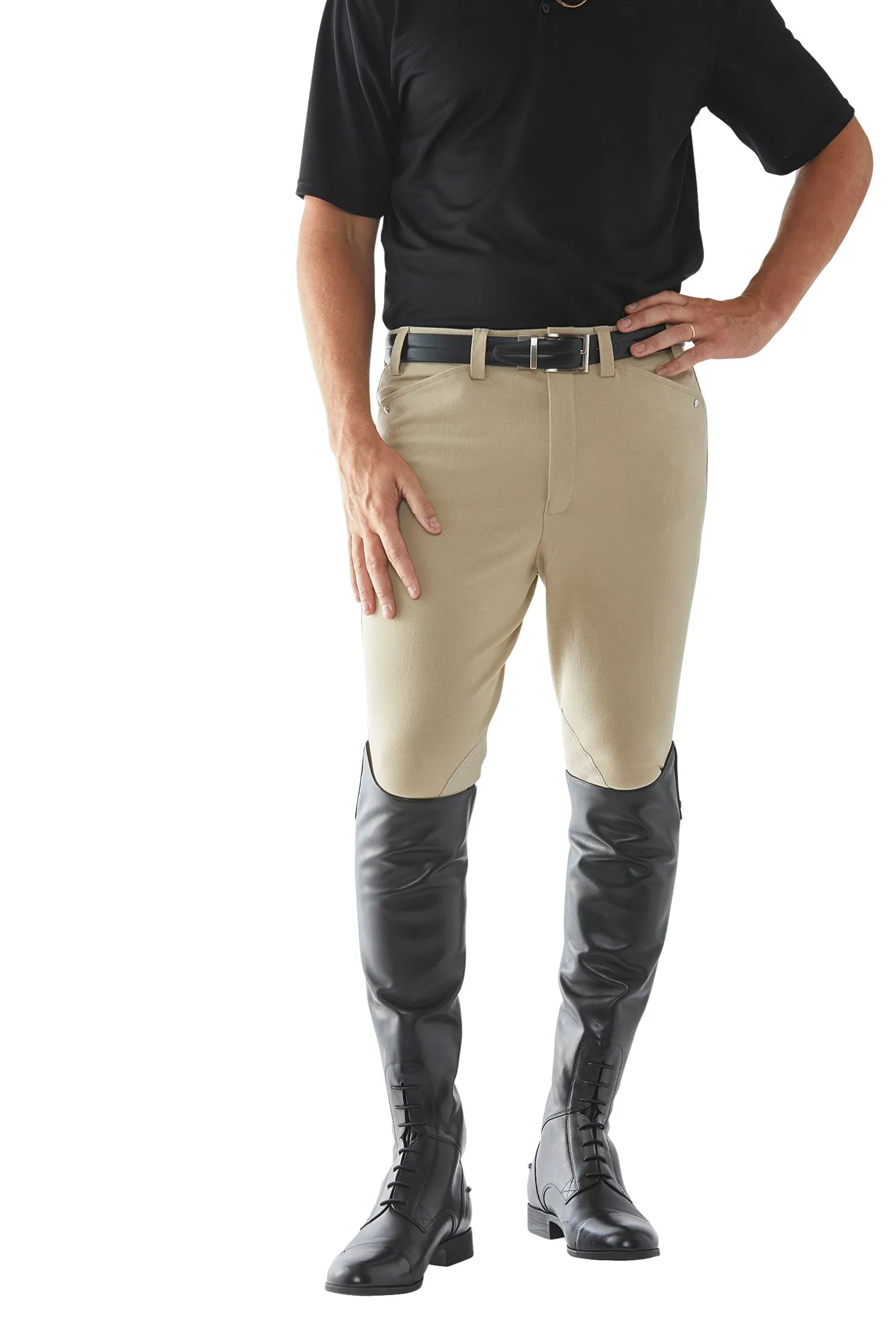Outlet ARIAT-APPAREL Ariat® Men's Heritage Knee-Patch Breech Tan