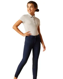 Sale ARIAT-APPAREL Ariat® Youths’ Prelude Knee-Patch Breech 2.0 Navy Eclipse