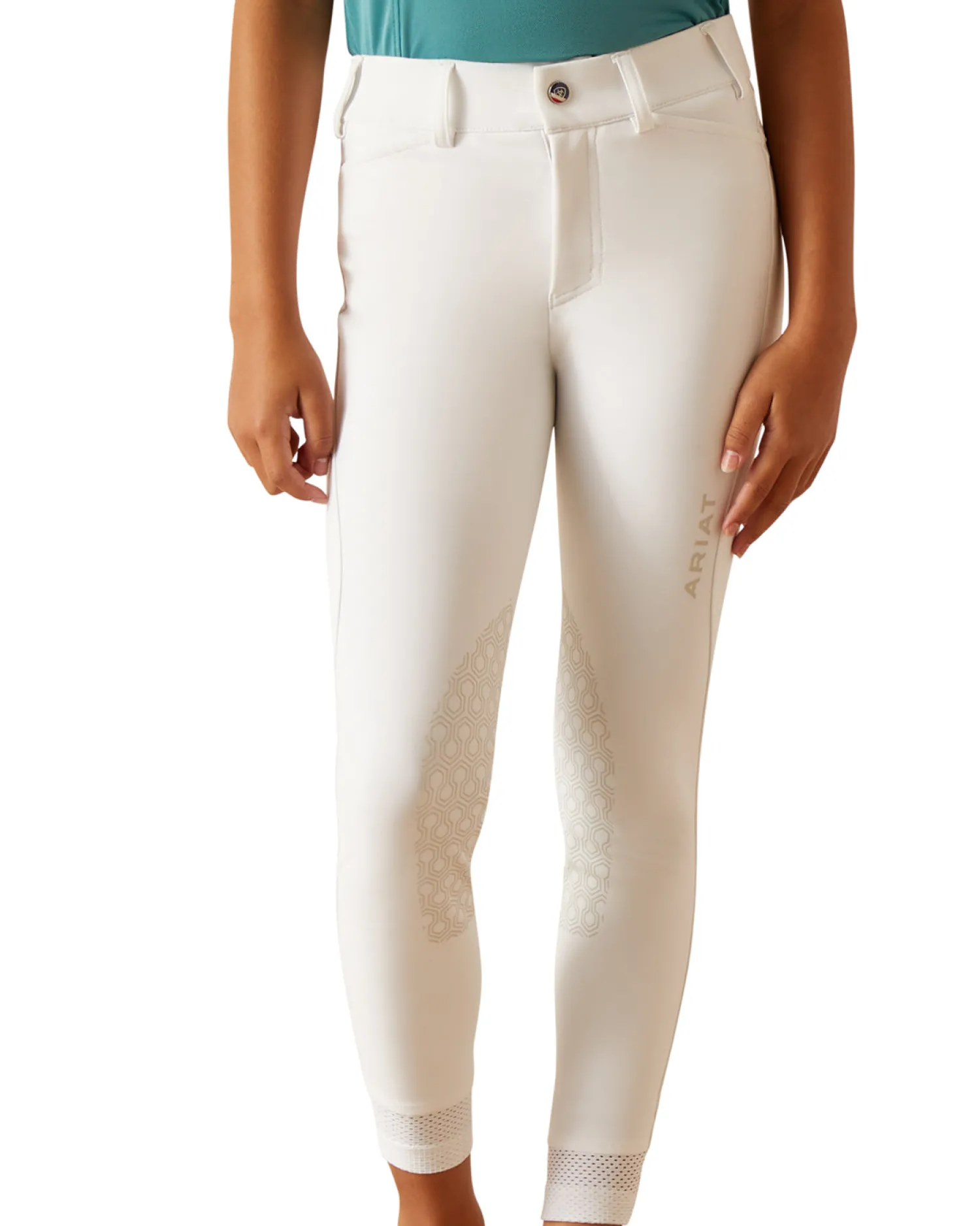 Discount ARIAT-APPAREL Ariat Youths’ Tri Factor Knee-Grip Breech
