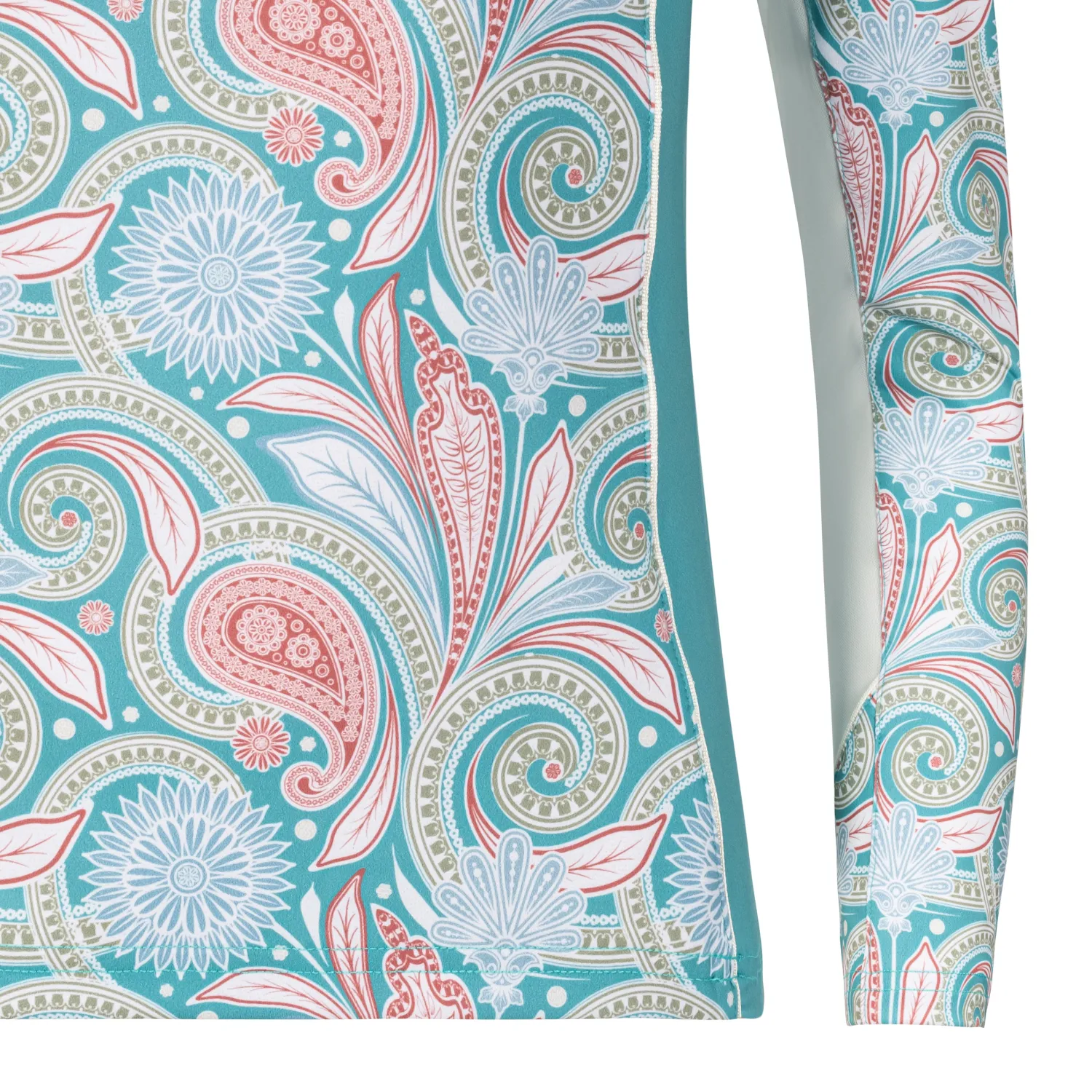 Hot ARISTA EQUESTRIAN Arista® Ladies’ Viva Quarter-Zip Long Sleeve Shirt Light Verdigris