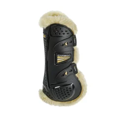 Outlet SHIRES EQUESTRIAN ARMA Oxi-Zone SupaFleece Tendon Boots Black