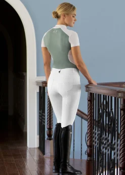 Discount EQUINAVIA B Vertigo Ladies’ Kimberley Knee-Patch Breech with Leather Patches