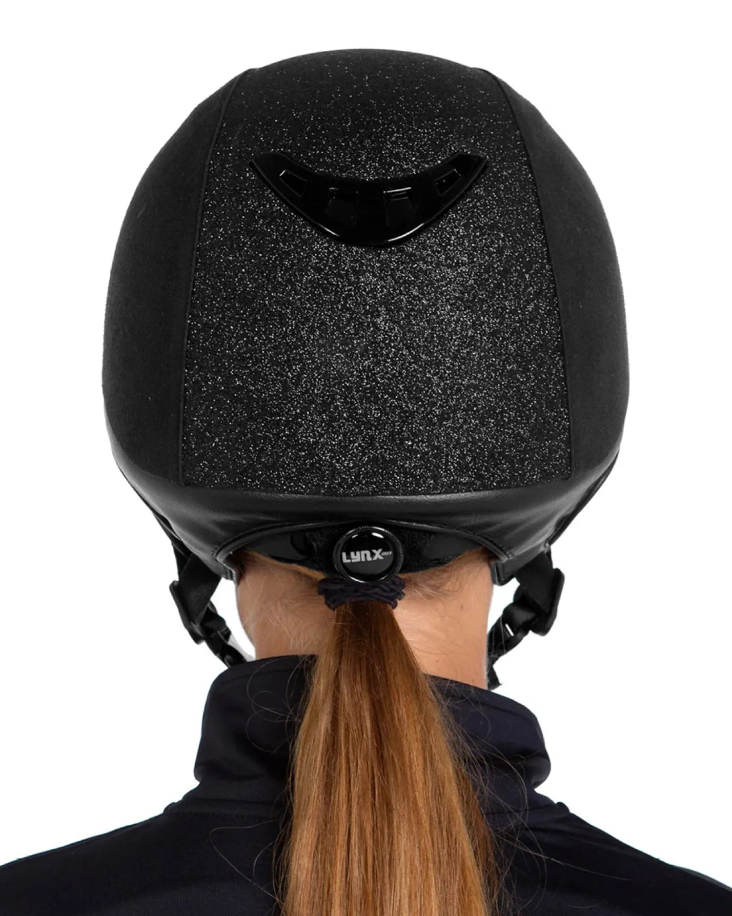 Online BACK ON TRACK BOT LL Back on Track® Lynx Micromocca Riding Helmet Black