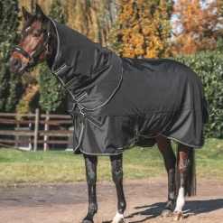 Clearance BACK ON TRACK BOT LL Back on Track® Obsidian 150G Turnout Blanket with Neck Cover Black