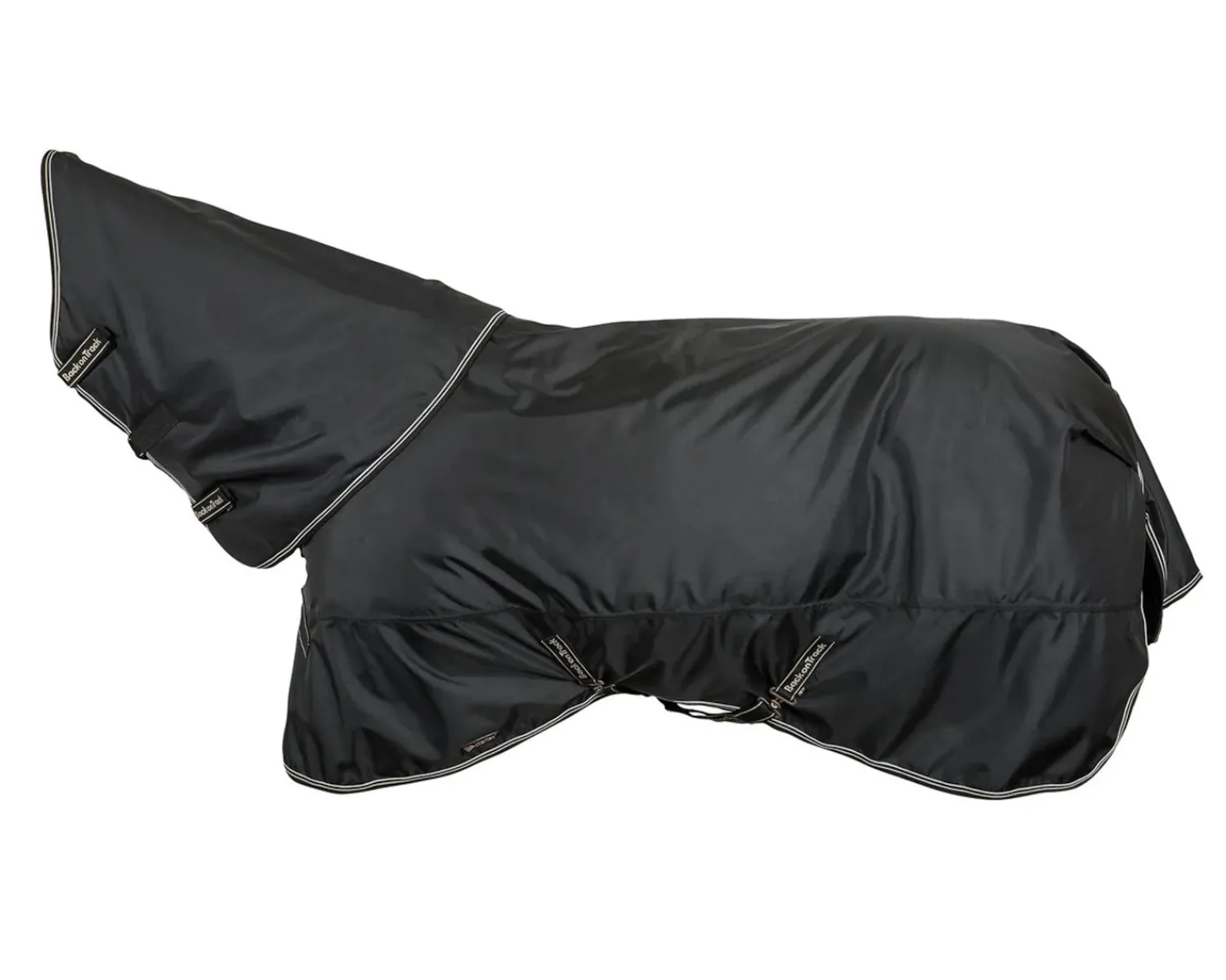 Clearance BACK ON TRACK BOT LL Back on Track® Obsidian 150G Turnout Blanket with Neck Cover Black