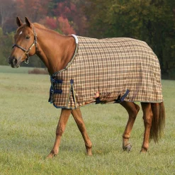 Best JACKS MFG Baker® Medium Weight Turnout Blanket Original Plaid