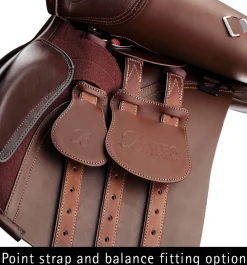 New SADDLERY BRANDS INTL Bates All-Purpose Saddle in Heritage Leather with CAIR®