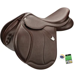 Best SADDLERY BRANDS INTL Bates Caprilli Close Contact+ Forward Flap with Luxe Leather Saddle Brown