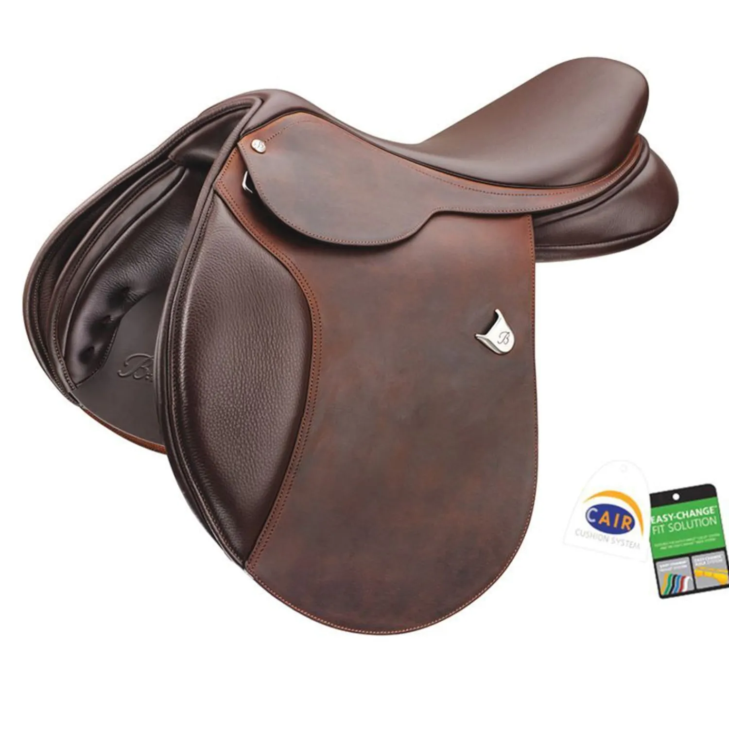 Discount SADDLERY BRANDS INTL Bates Caprilli Close Contact Saddle with Extended Flap Brown