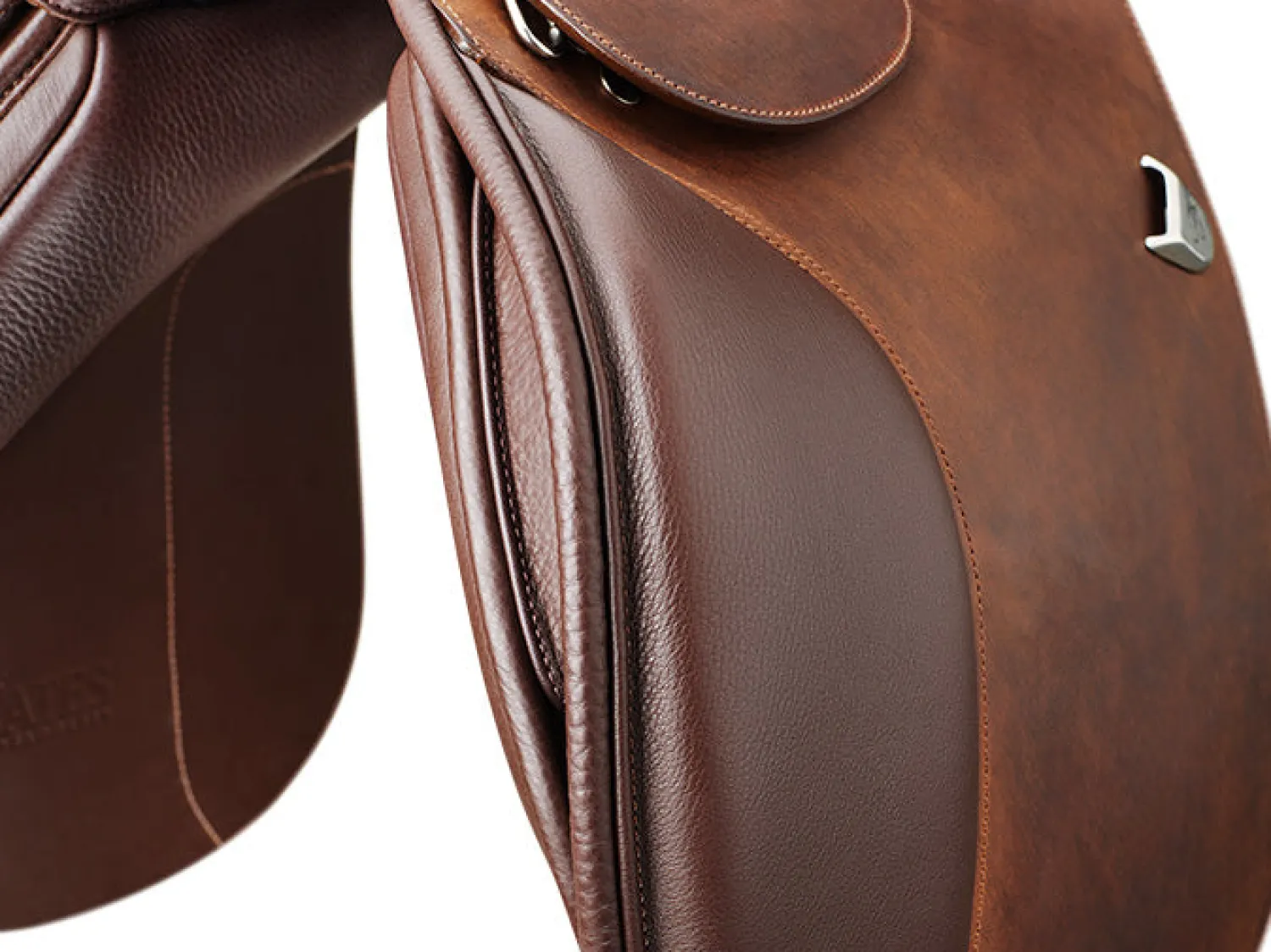 Discount SADDLERY BRANDS INTL Bates Caprilli Close Contact Saddle with Extended Flap Brown