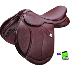 Clearance SADDLERY BRANDS INTL Bates Caprilli Close Contact+ Saddle Havana