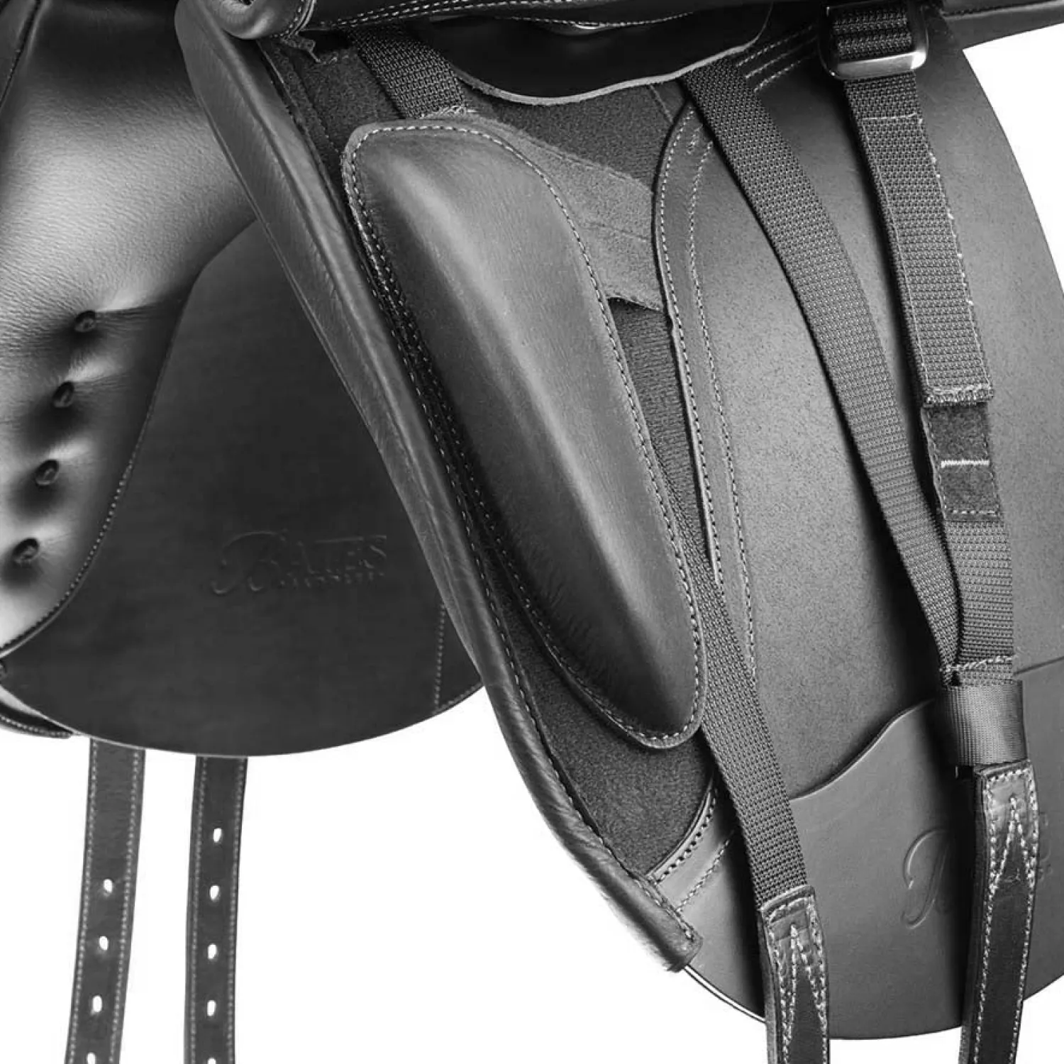 Clearance SADDLERY BRANDS INTL Bates Dressage+ Luxe Leather Saddle Black