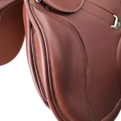 Outlet SADDLERY BRANDS INTL Bates Elevation® Deep Seat+ Saddle Havana Brown Covered Leather