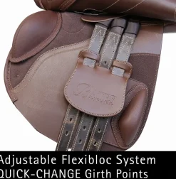 Hot SADDLERY BRANDS INTL Bates Elevation® DS+ Luxe Leather Saddle Brown